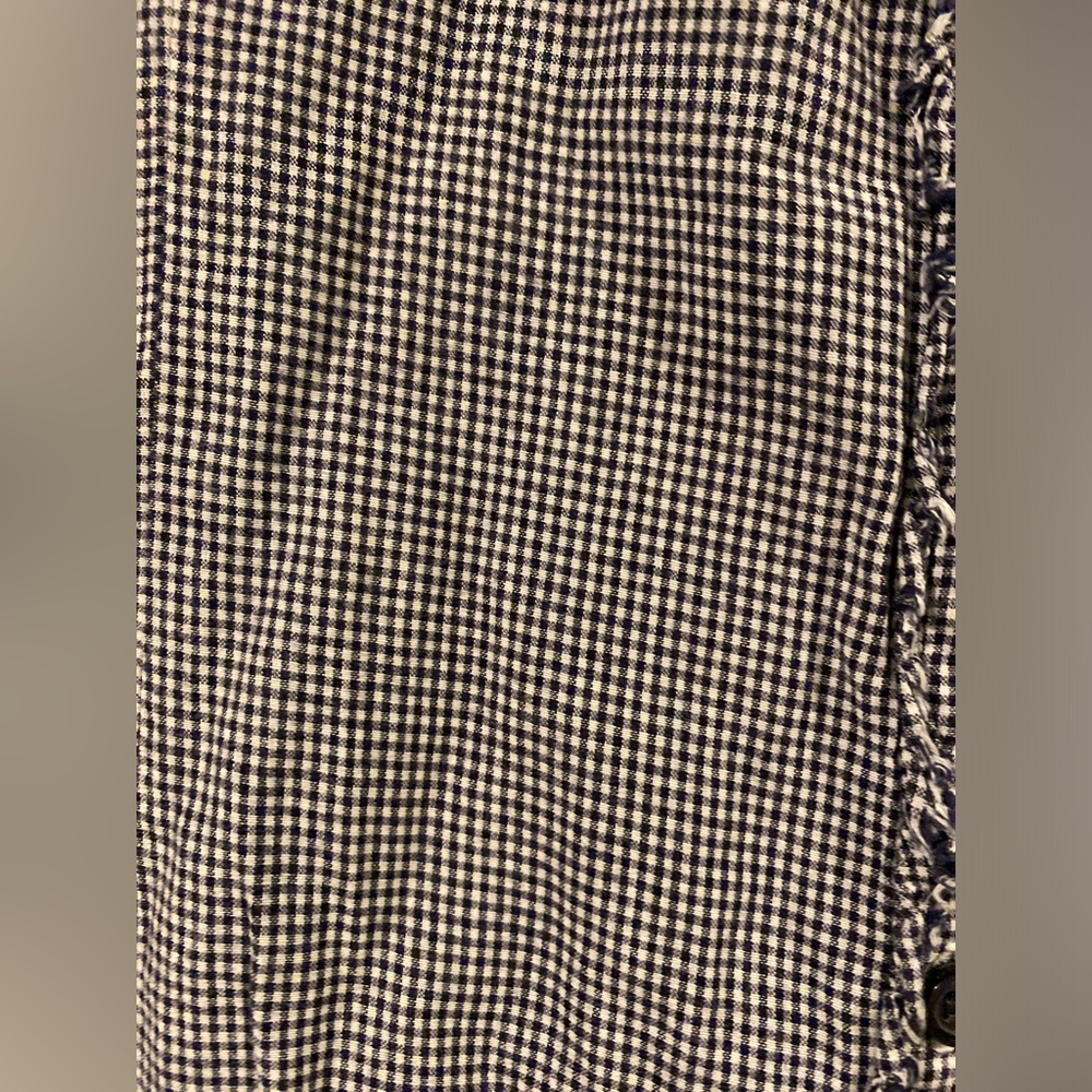 Euc Faded Glory ruffle button down top. SZ XL - Picture 3 of 4